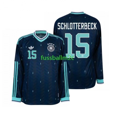 Fußballtrikots Deutschland Nico Schlotterbeck 15 Auswärts Trikotsatz WM 2026 Langarm Fußballtrikots Deutschland Nico Schlotterbeck 15 Auswärts Trikotsatz WM 2026 Langarm